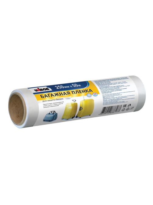 Стретч-пленка Unibob багажная 50м x 250мм x 20мкм