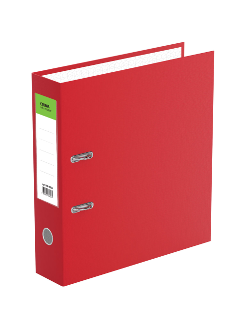 Папка-регистратор Стамм Стандарт красная, 70мм