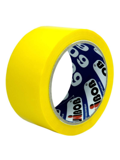 Клейкая лента Unibob цветная желтая 45мкм, 48мм x 38м