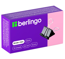 Зажимы для бумаг Berlingo 12шт, 25мм