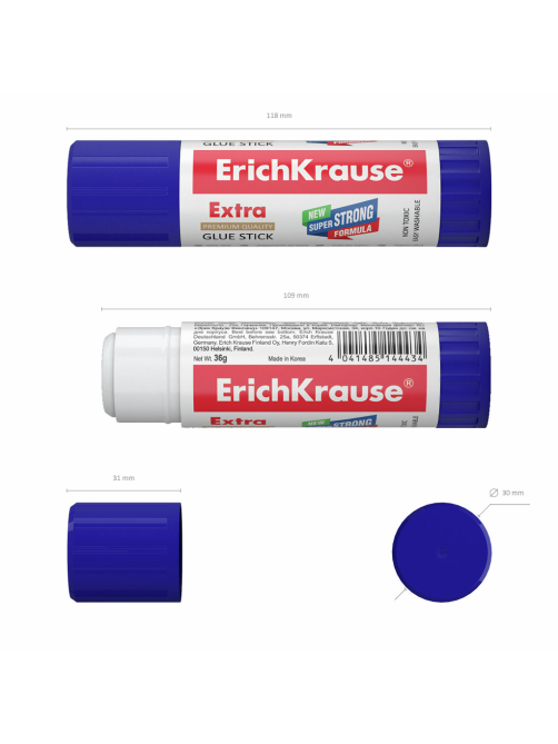 Клей-карандаши Erichkrause 36г, 2шт