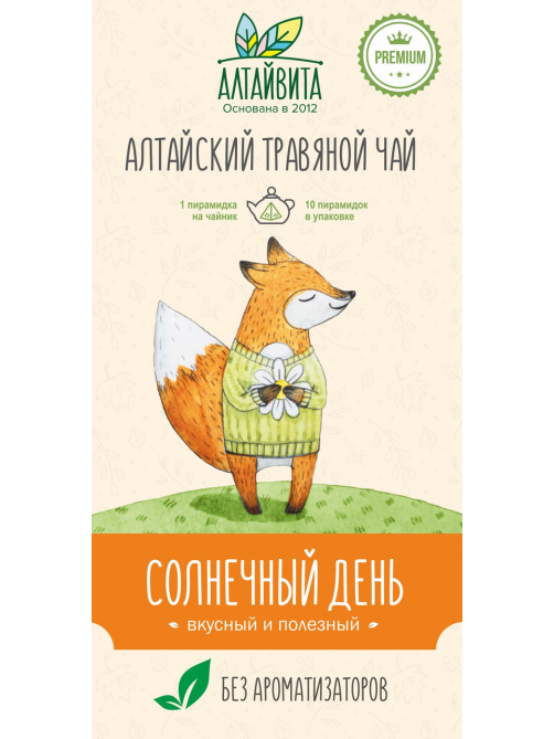 Чай Алтайвита Солнечный день травяной, 40г