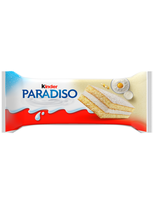 Пирожное бисквитное Kinder Paradiso с молочной начинкой и лимонной ноткой, 29г