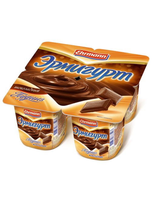 Пудинг Эрмигурт Ehrmann шоколадный 3.2%, 100г