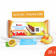 Пирожное бисквитное Kinder молочный ломтик персик и маракуйя, 28г