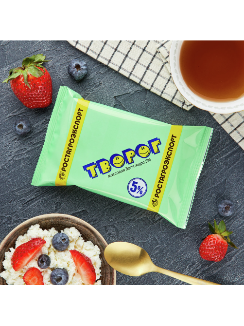 Творог Ростагроэкспорт 5%, 180г