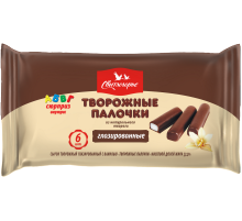 Палочки творожные глазированные Свитлогорье с ванилью 23%, 180г