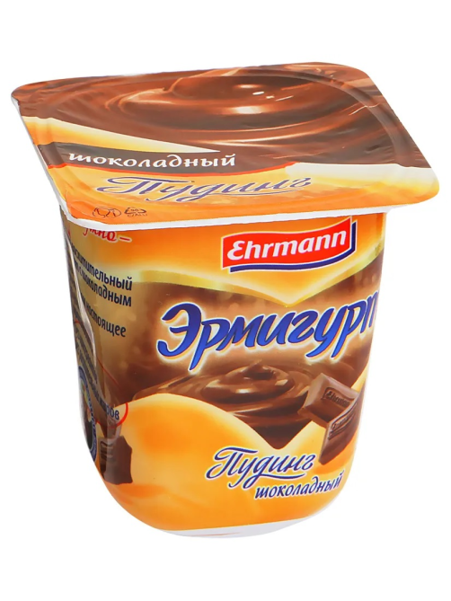 Пудинг Эрмигурт Ehrmann шоколадный 3.2%, 100г