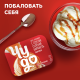 Десерт творожный Чудо двухслойный пломбир с соусом соленая карамель 4.2%, 100г