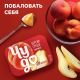 Творожок Чудо двухслойный Персик, груша 4.2%, 100г