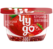 Десерт творожный Чудо воздушный клубника-земляника 4%, 100г