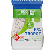 Творог Эконива рассыпчатый 5%, 750г