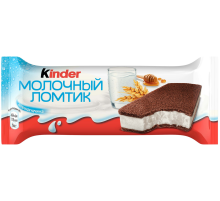 Пирожное бисквитное Kinder Молочный ломтик с молочной начинкой, 28г