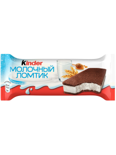 Пирожное бисквитное Kinder Молочный ломтик с молочной начинкой, 28г