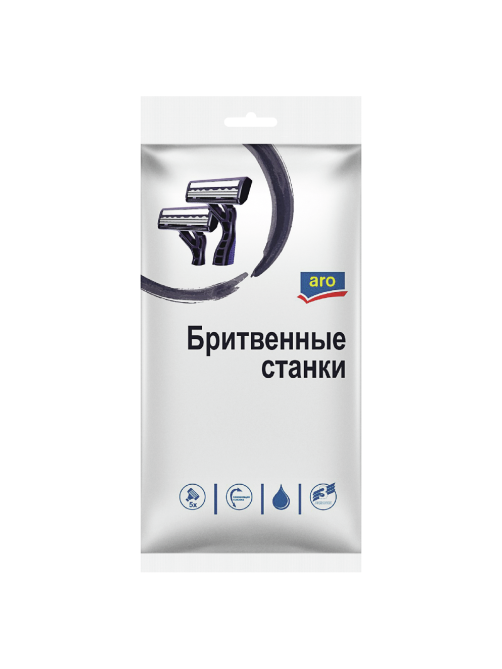 aro Станки одноразовые с 3 лезвиями, 5шт