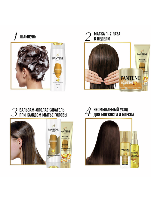 Шампунь женский Pantene Pro-V Интенсивное восстановление для поврежденных волос, 900мл