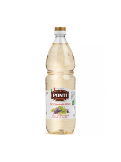 Уксус винный Ponti белый, 1л
