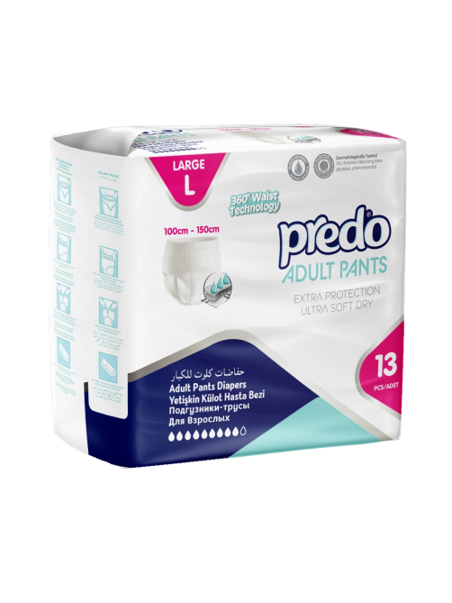 Подгузники-трусы Predo для взрослых Predo размер L, 13шт