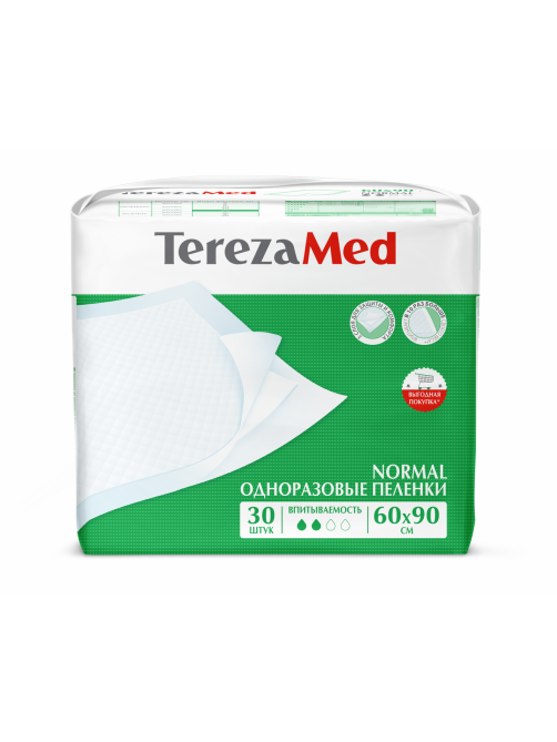 Пеленки Tereza Med одноразовые Normal 60x90см, 30шт