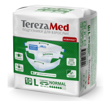 Подгузники Tereza Med Normal для взрослых размер L, 10шт