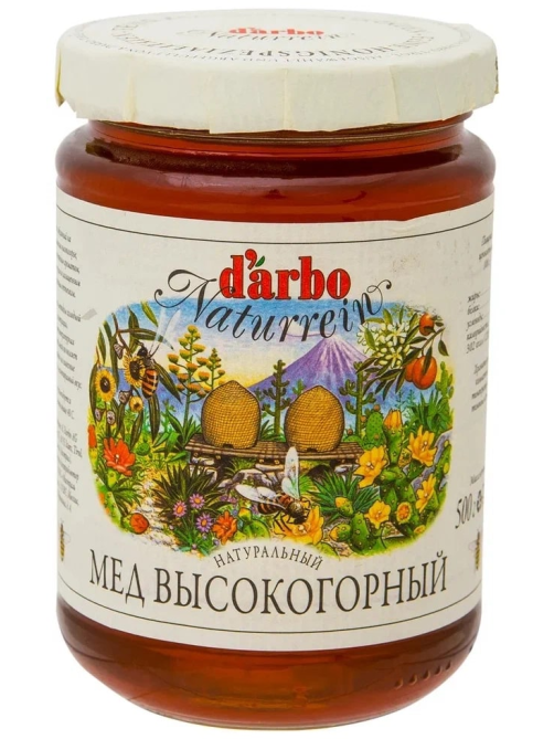 Мед D'arbo натуральный Высокогорный, 500г