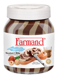 Паста молочно-ореховая Farmand с какао, 330г