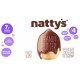 Паста арахисовая Nattys Brownie какао и мед, 325г