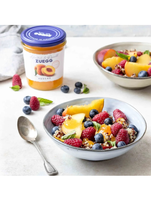 Джем Zuegg Персик конфитюр экстра, 320г
