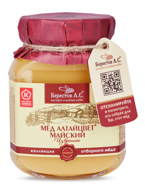 Мед Берестов А.С. Алтайцвет майский, 500г