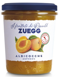 Джем Zuegg Абрикос конфитюр экстра, 320г