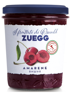 Джем Zuegg Вишня конфитюр экстра, 320г
