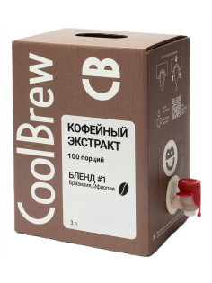 Экстракт кофейный Coolbrew Бразилия и Эфиопия, 3л