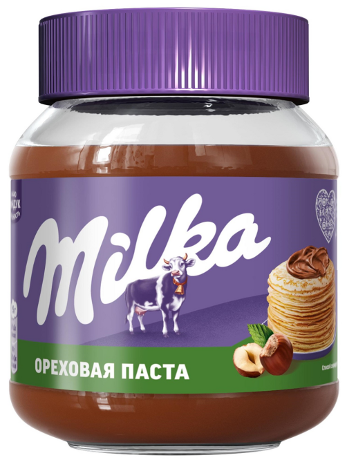 Паста ореховая Milka с добавлением какао, 350г