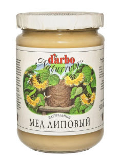 Мед D'arbo натуральный Липовый, 500г