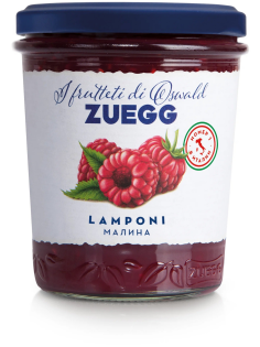 Джем Zuegg Малина конфитюр экстра, 320г