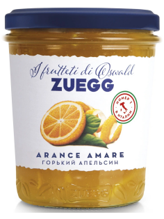 Джем Zuegg Горький Апельсин фруктовый десерт, 330г