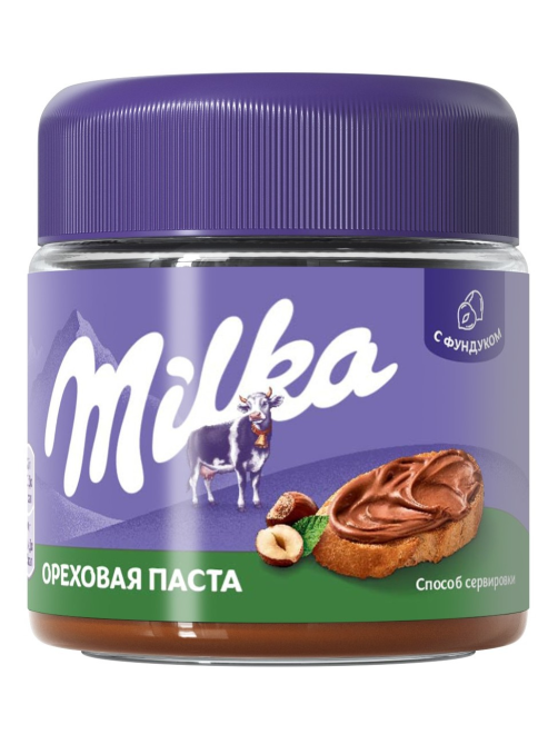 Паста ореховая Milka с добавлением какао, 180г