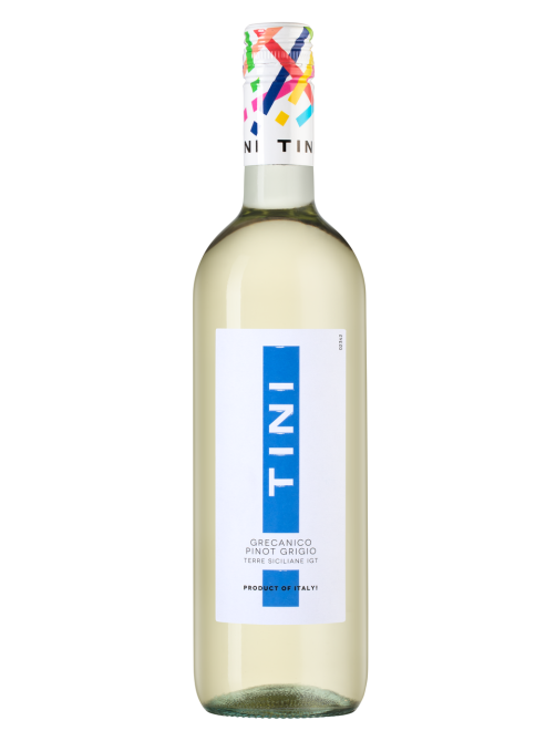 Вино Tini Grecanico-Pinot Grigio белое полусухое, 0.75л