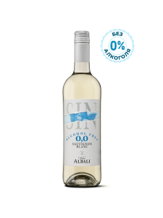 Вино безалкогольное Felix Solis Vina Albali Sauvignon Blanc белое полусухое, 0.75л
