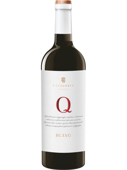 Вино Fanagoria Q Blanc белое сухое, 0.75л