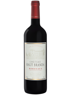 Вино Chateau Haut Branda Bordeaux AOC красное сухое, 0.75л