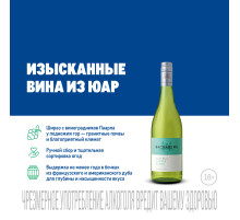 Вино Backsberg Chenin Blanc белое полусухое, 0.75л