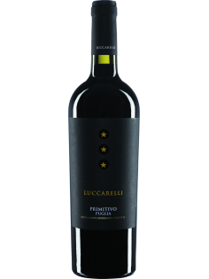 Вино Primitivo Puglia Luccarelli красное полусухое, 0.75л