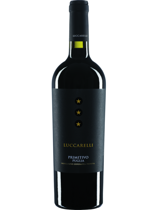 Вино Primitivo Puglia Luccarelli красное полусухое, 0.75л