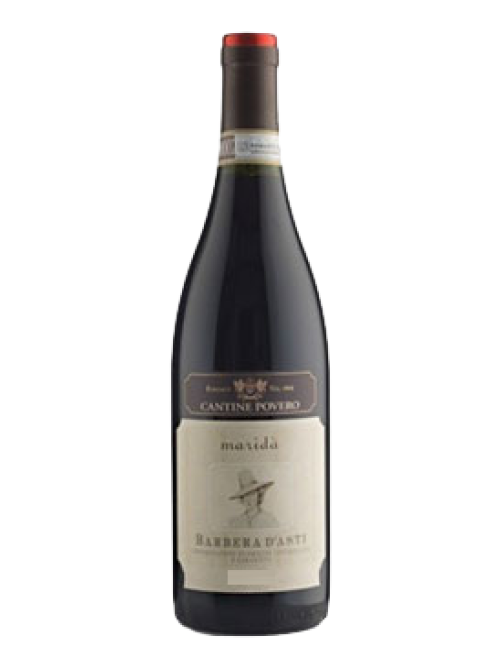 Вино Cantine Povero Barbera d'Asti Marida красное сухое красное сухое, 0.75л