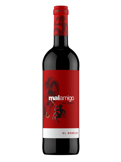 Вино Malamigo El Rebelde красное полусухое, 0.75л