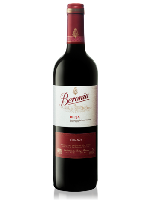 Вино Beronia Crianza Rioja красное сухое, 0.75л
