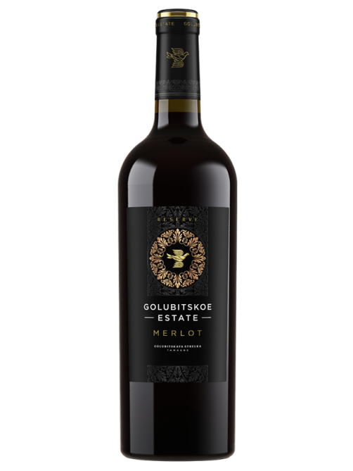 Вино Поместье Голубицкое Reserve Merlot красное сухое, 0.75л