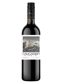 Вино Caucasian Джараули красное полусладкое, 0.75л