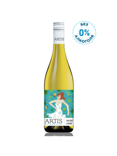 Вино безалкогольное Artis Sauvignon Blanc белое полусладкое, 0.75л